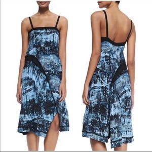❗️LAST CHANCE❗️PROENZA SCHOULER spray paint scissor hem dress 2